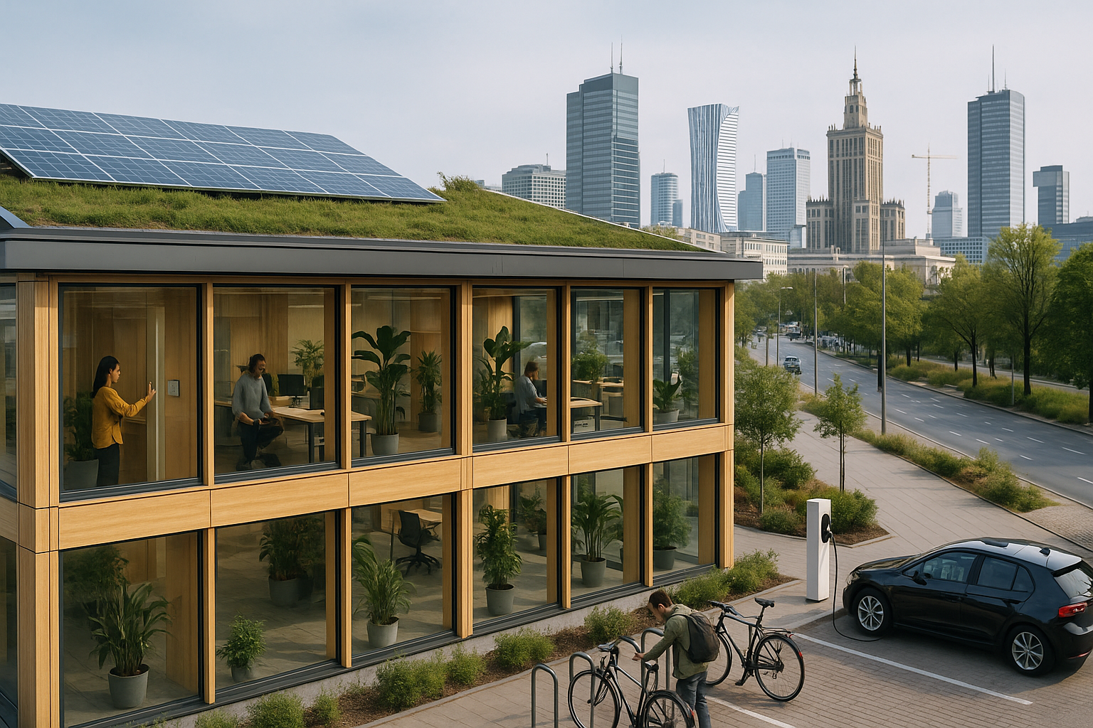 Zielone technologie i energooszczędne biura